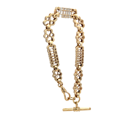9ct yellow gold bracelet 24g (sh27818b)