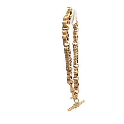 9ct yellow gold bracelet 24g (sh27818b)