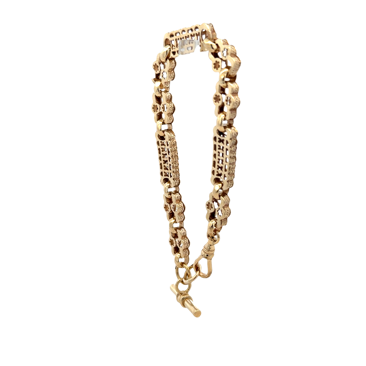 9ct yellow gold bracelet 24g (sh27818b)