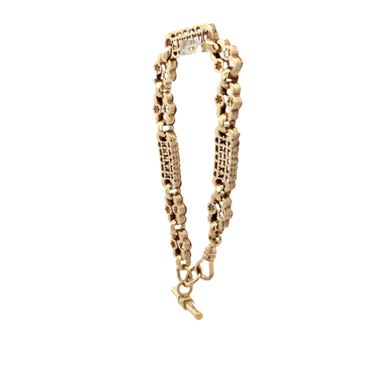 9ct yellow gold bracelet 24g (sh27818b)