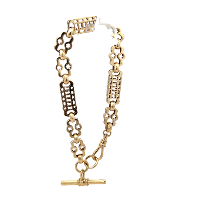 9ct yellow gold bracelet 24g (sh27818b)