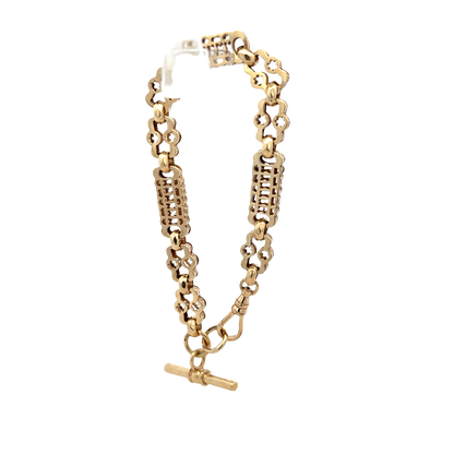 9ct yellow gold bracelet 24g (sh27818b)