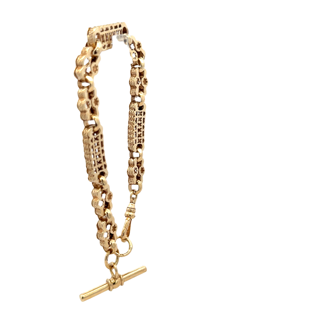 9ct yellow gold bracelet 24g (sh27818b)