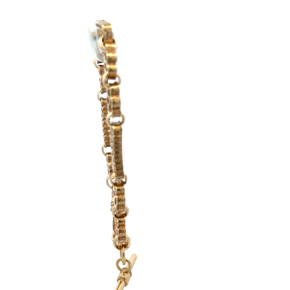9ct yellow gold bracelet 24g (sh27818b)