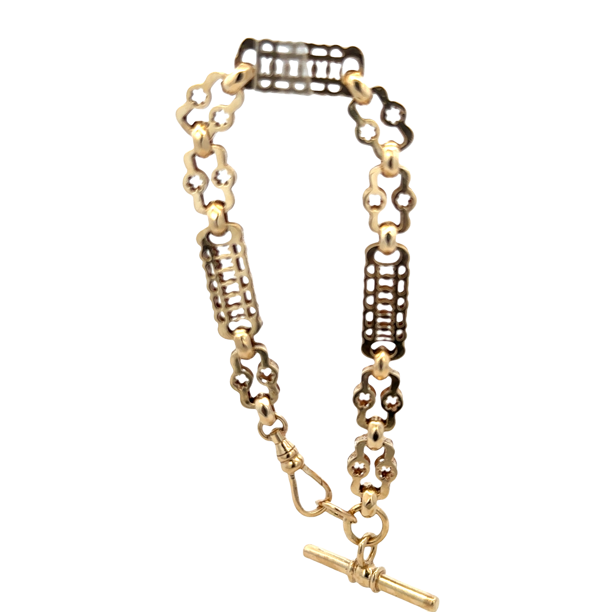 9ct yellow gold bracelet 24g (sh27818b)