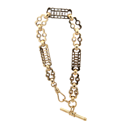 9ct yellow gold bracelet 24g (sh27818b)