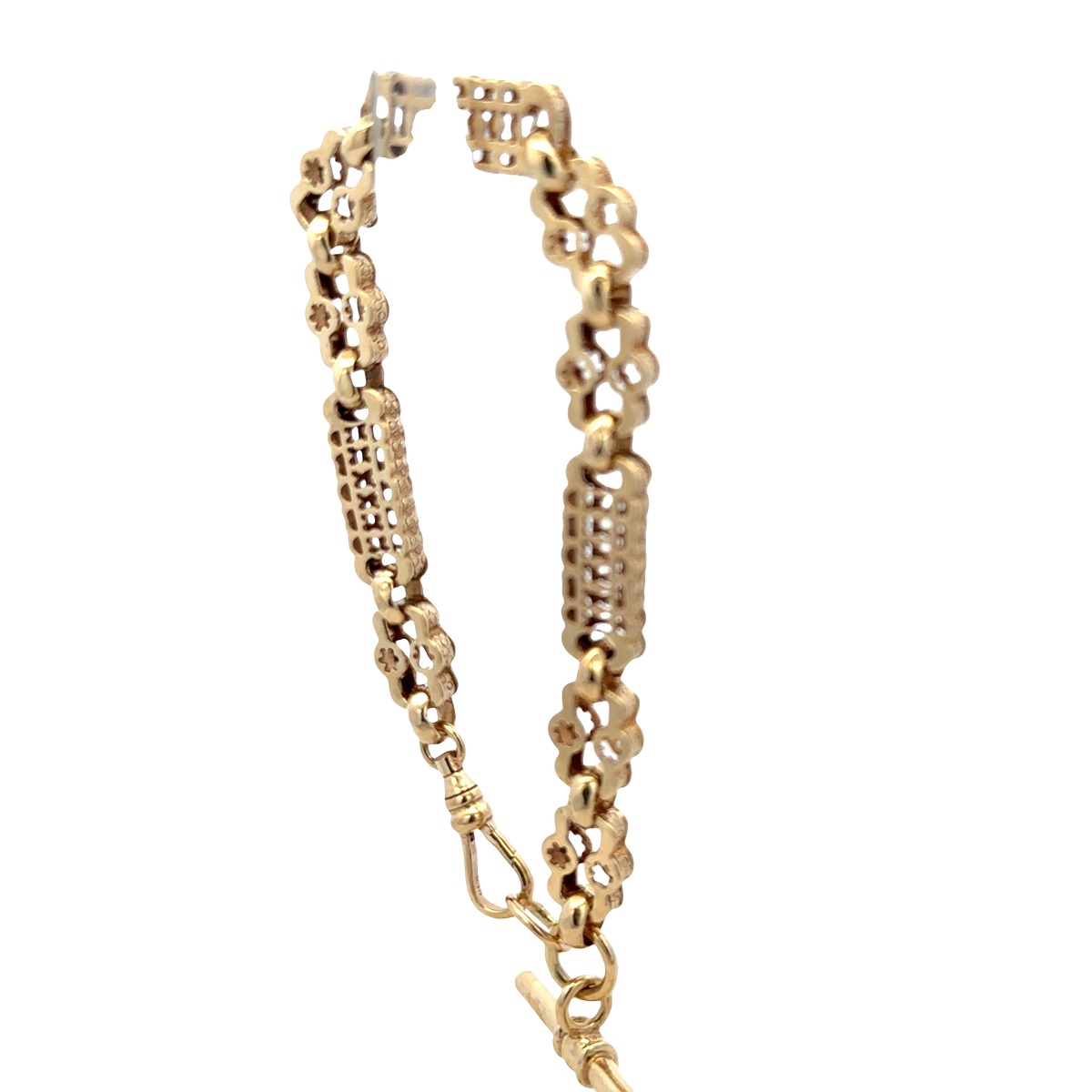 9ct yellow gold bracelet 24g (sh27818b)