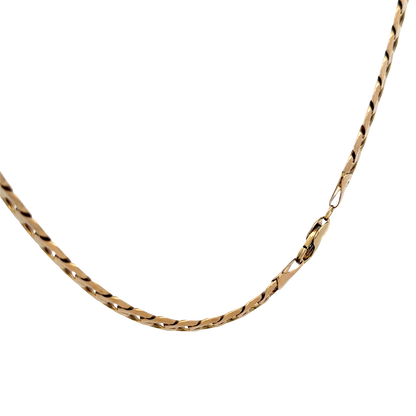 9ct yellow gold curb chain 47.5g (sh27835b)