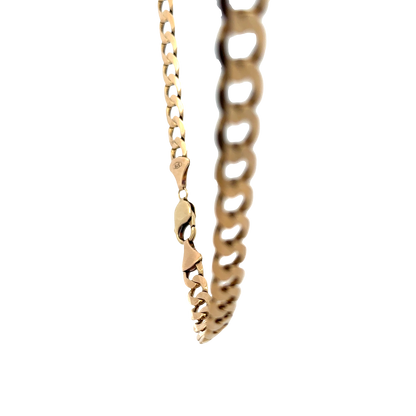 9ct yellow gold curb chain 47.5g (sh27835b)