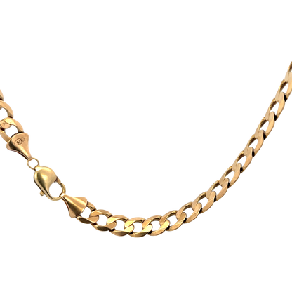 9ct yellow gold curb chain 47.5g (sh27835b)