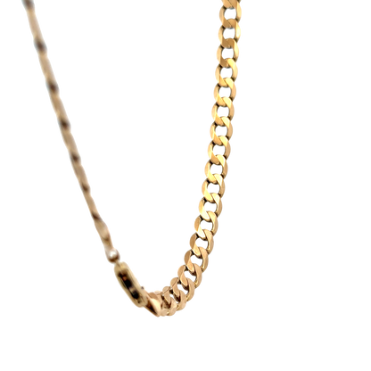 9ct yellow gold curb chain 47.5g (sh27835b)