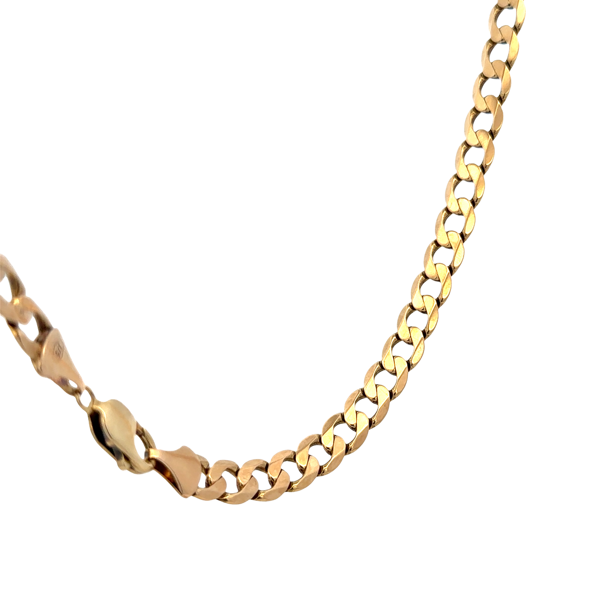 9ct yellow gold curb chain 47.5g (sh27835b)
