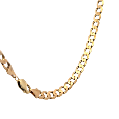 9ct yellow gold curb chain 47.5g (sh27835b)