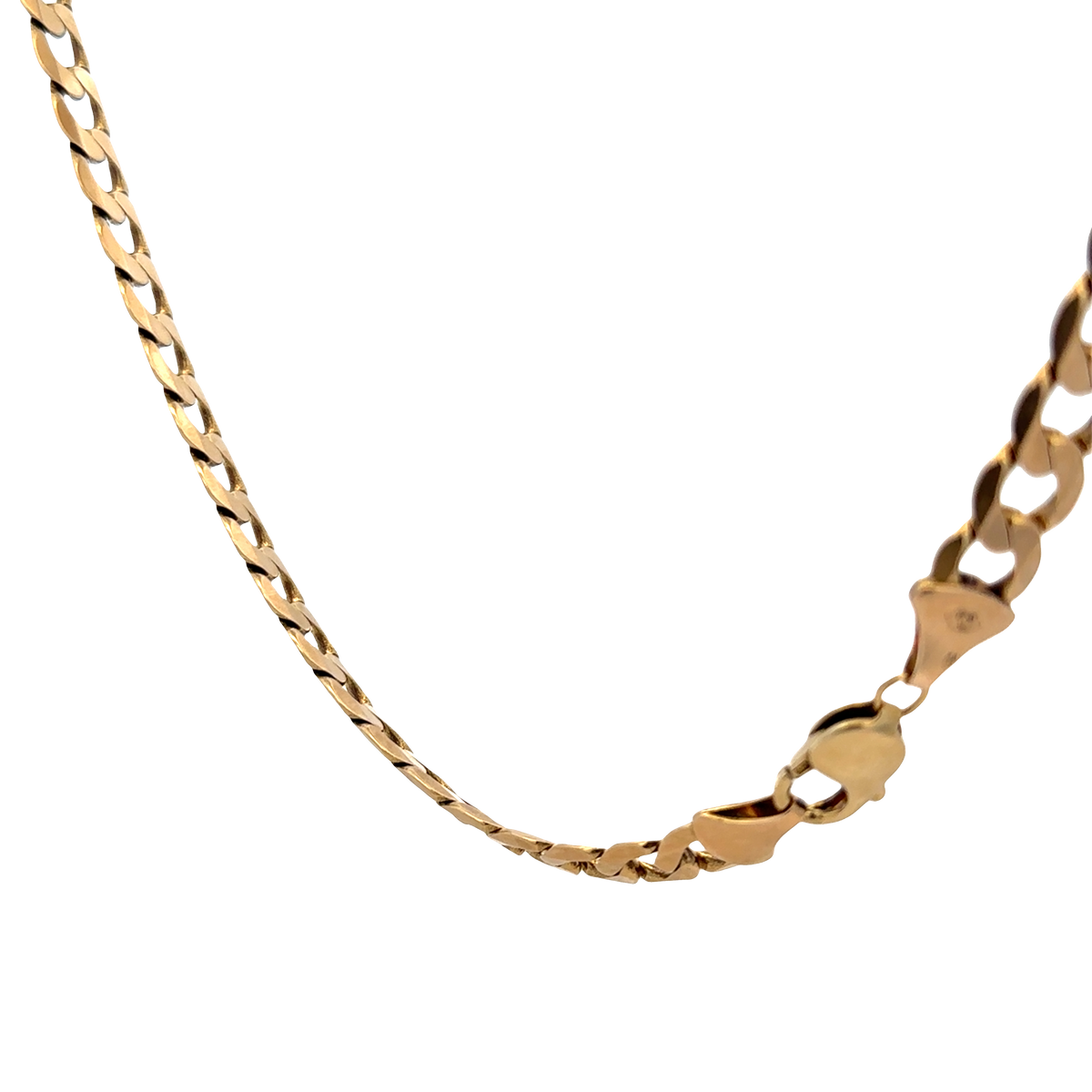 9ct yellow gold curb chain 47.5g (sh27835b)