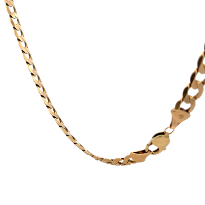 9ct yellow gold curb chain 47.5g (sh27835b)