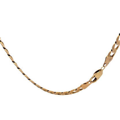 9ct yellow gold curb chain 47.5g (sh27835b)
