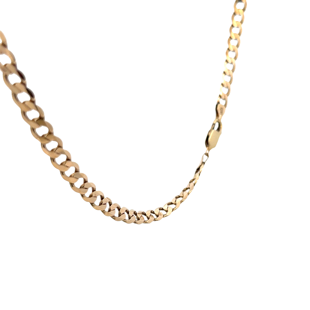 9ct yellow gold curb chain 19.3g (sh27821b)