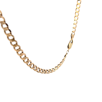 9ct yellow gold curb chain 19.3g (sh27821b)