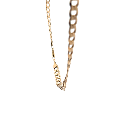 9ct yellow gold curb chain 19.3g (sh27821b)