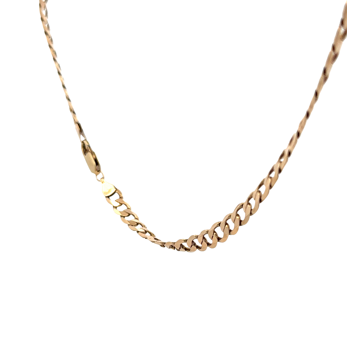 9ct yellow gold curb chain 19.3g (sh27821b)