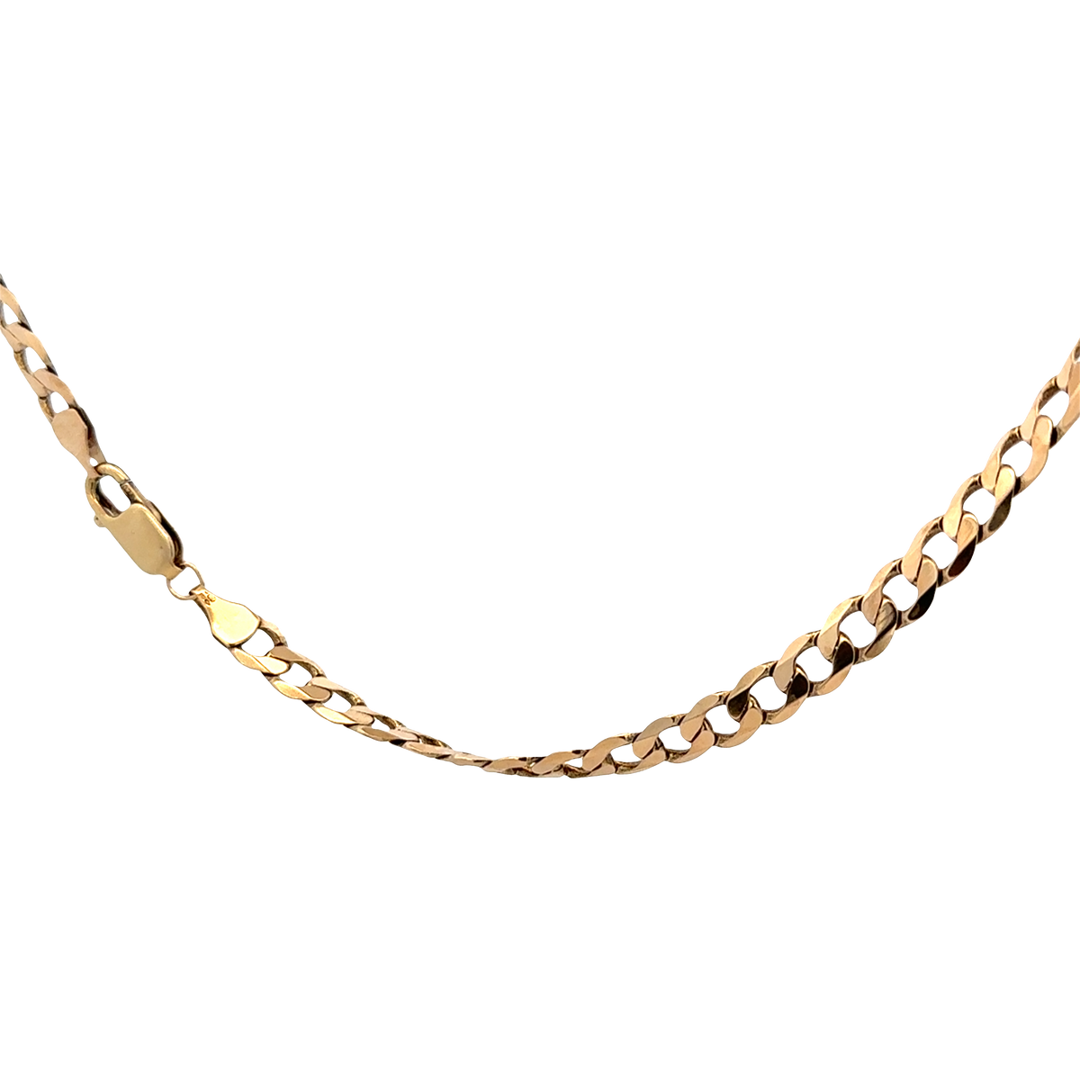 9ct yellow gold curb chain 19.3g (sh27821b)