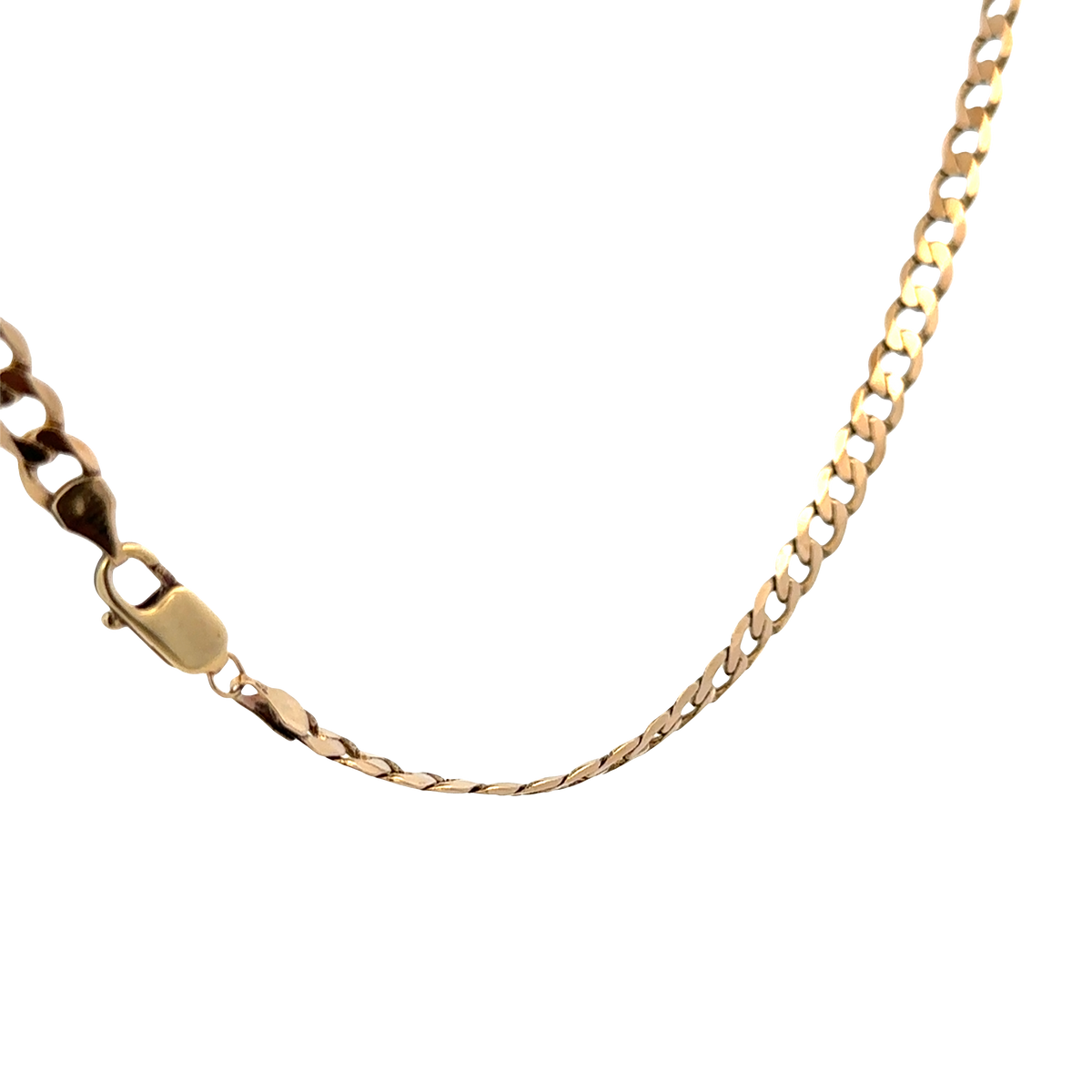 9ct yellow gold curb chain 19.3g (sh27821b)
