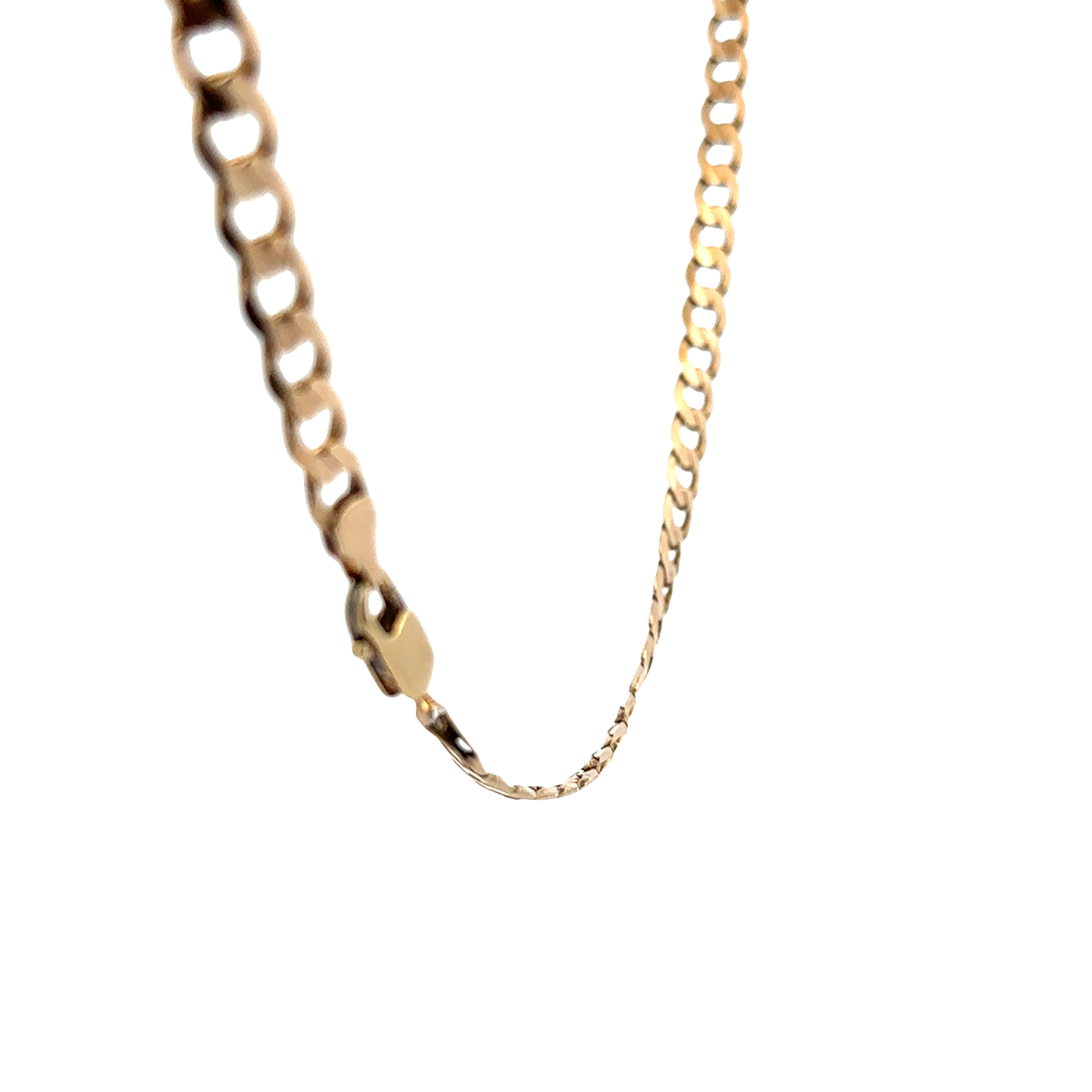 9ct yellow gold curb chain 19.3g (sh27821b)