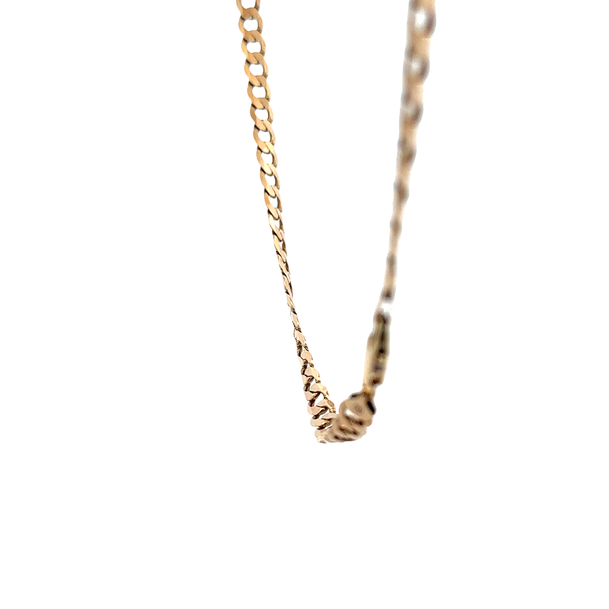 9ct yellow gold curb chain 19.3g (sh27821b)