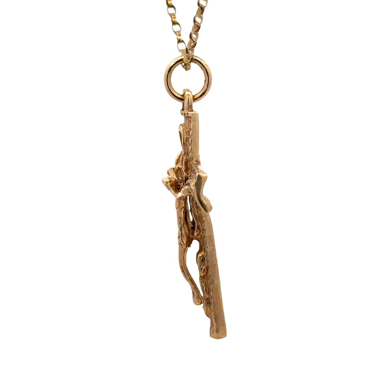 9ct yellow gold cross pendant 6g (sh27239b)