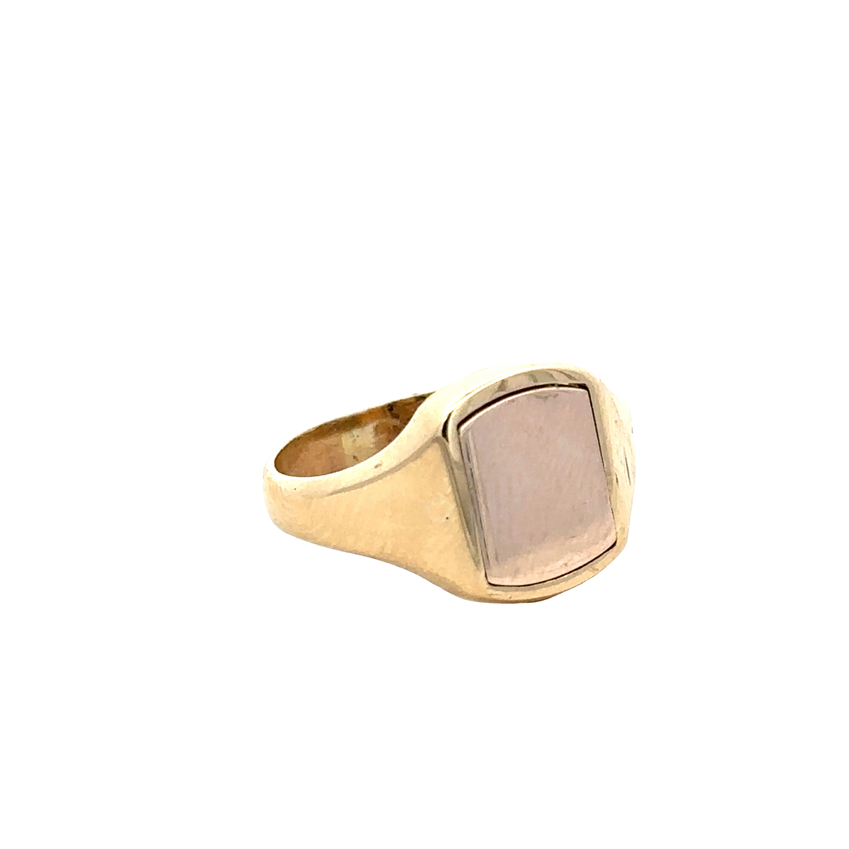 9ct yellow gold masonic ring  27824b