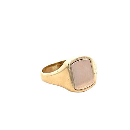 9ct yellow gold masonic ring  27824b