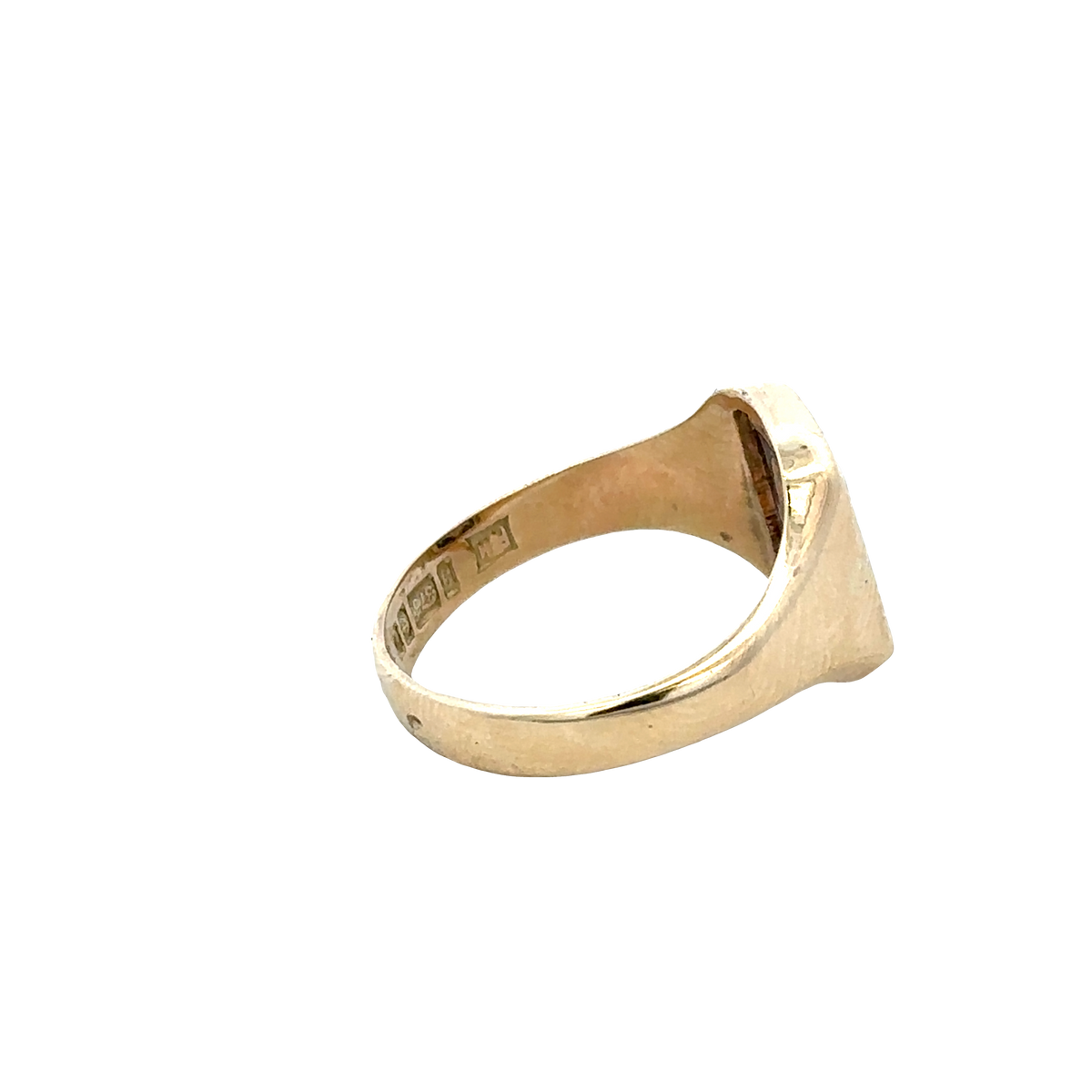 9ct yellow gold masonic ring  27824b