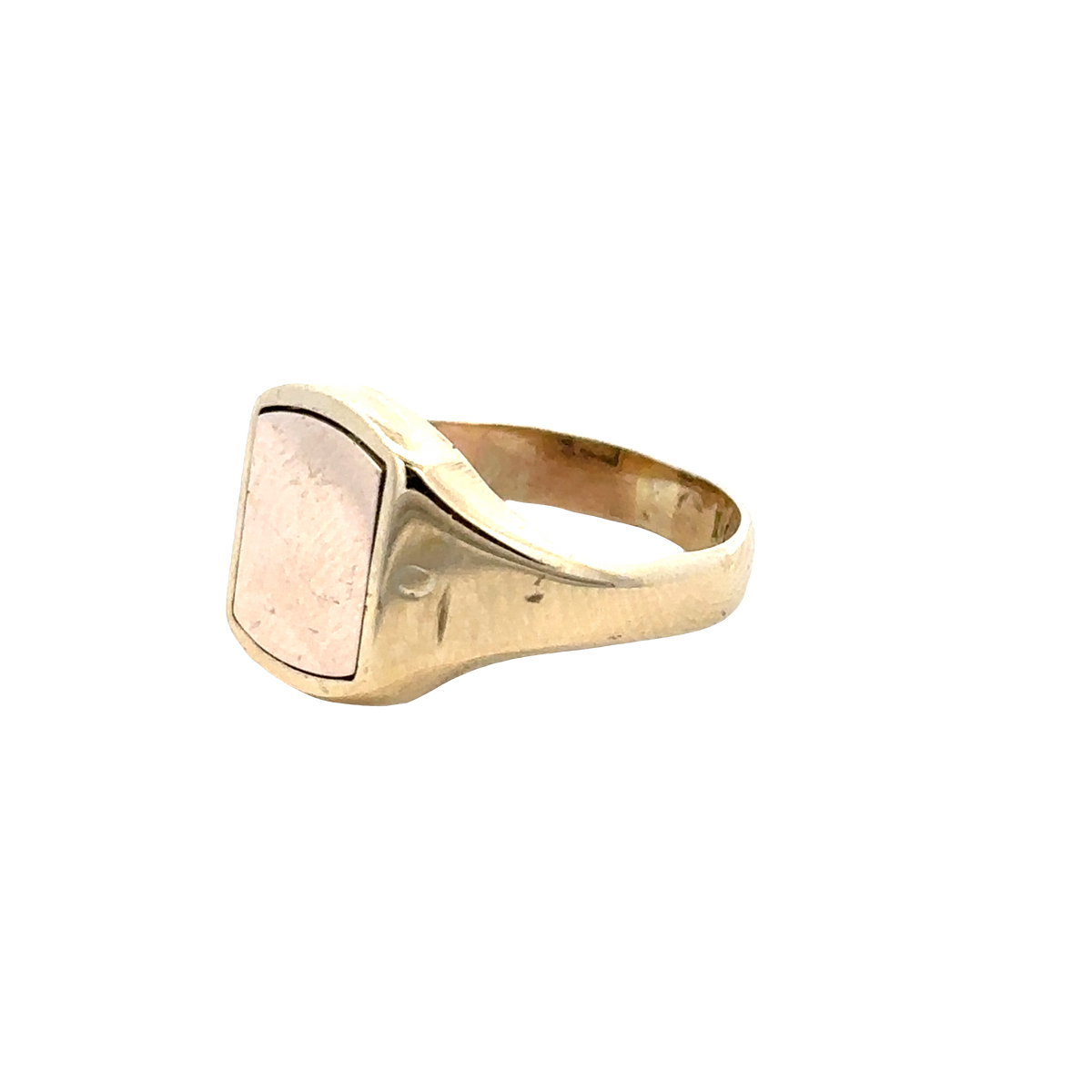 9ct yellow gold masonic ring  27824b