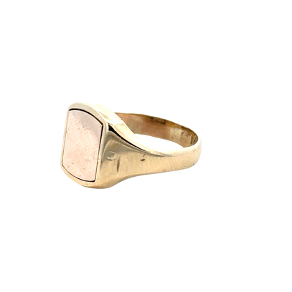 9ct yellow gold masonic ring  27824b