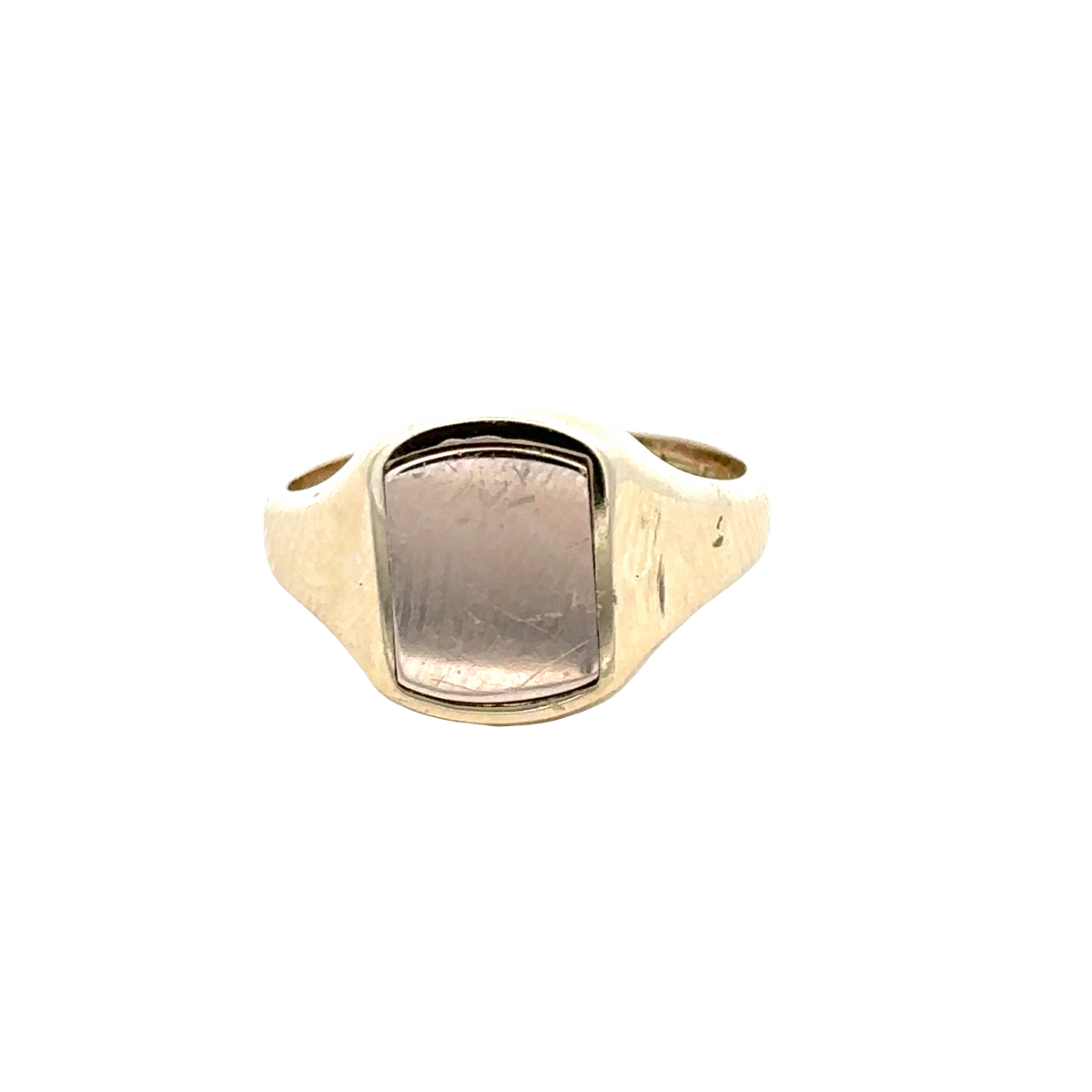 9ct yellow gold masonic ring  27824b