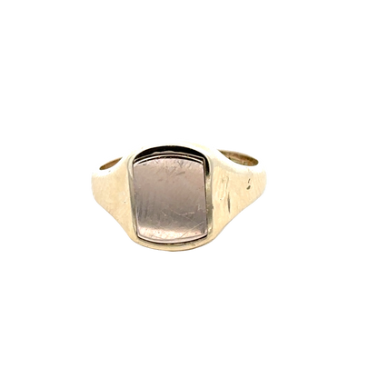 9ct yellow gold masonic ring  27824b