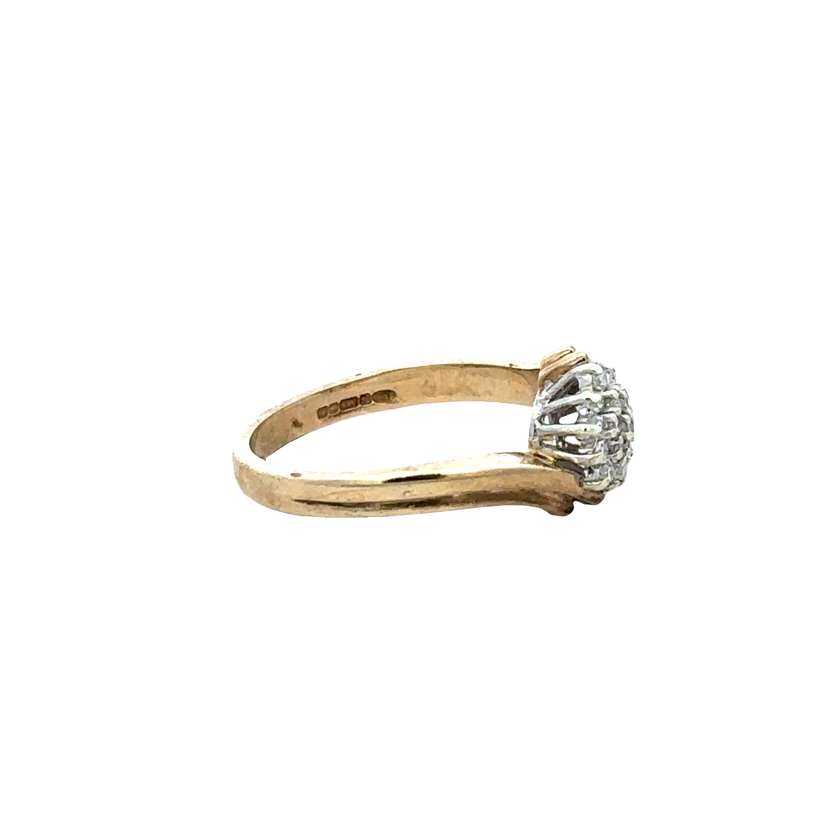 9ct yellow gold diamond ring  sh25694l