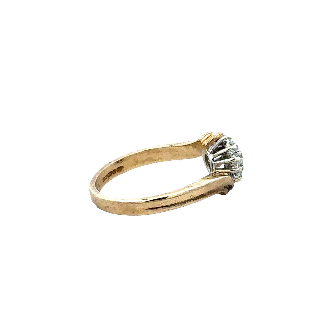 9ct yellow gold diamond ring  sh25694l
