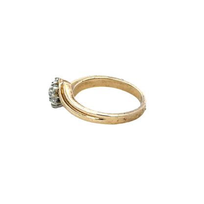 9ct yellow gold diamond ring  sh25694l