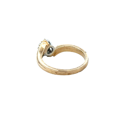 9ct yellow gold diamond ring  sh25694l