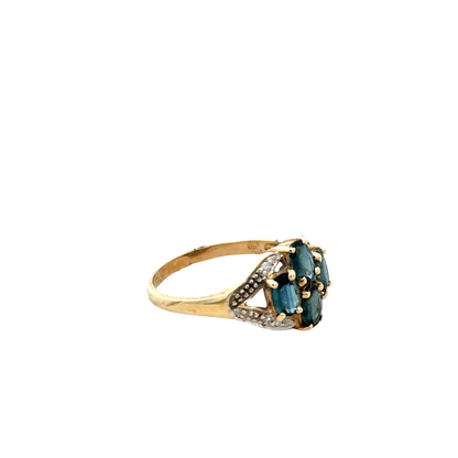 9ct yellow gold diamond ring sh25709l