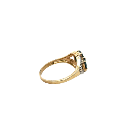 9ct yellow gold diamond ring sh25709l