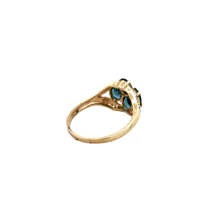 9ct yellow gold diamond ring sh25709l