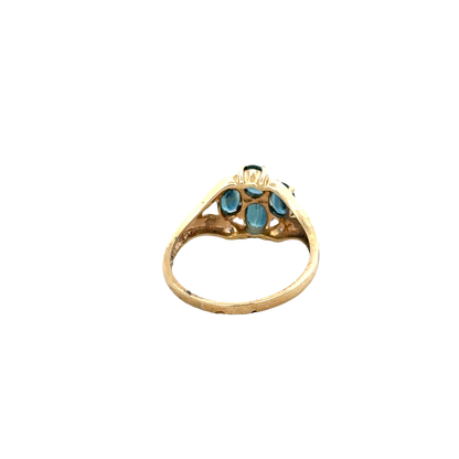 9ct yellow gold diamond ring sh25709l