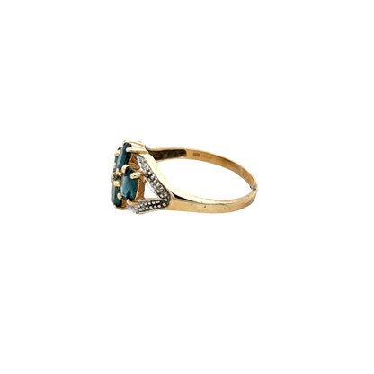9ct yellow gold diamond ring sh25709l