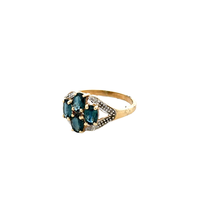 9ct yellow gold diamond ring sh25709l