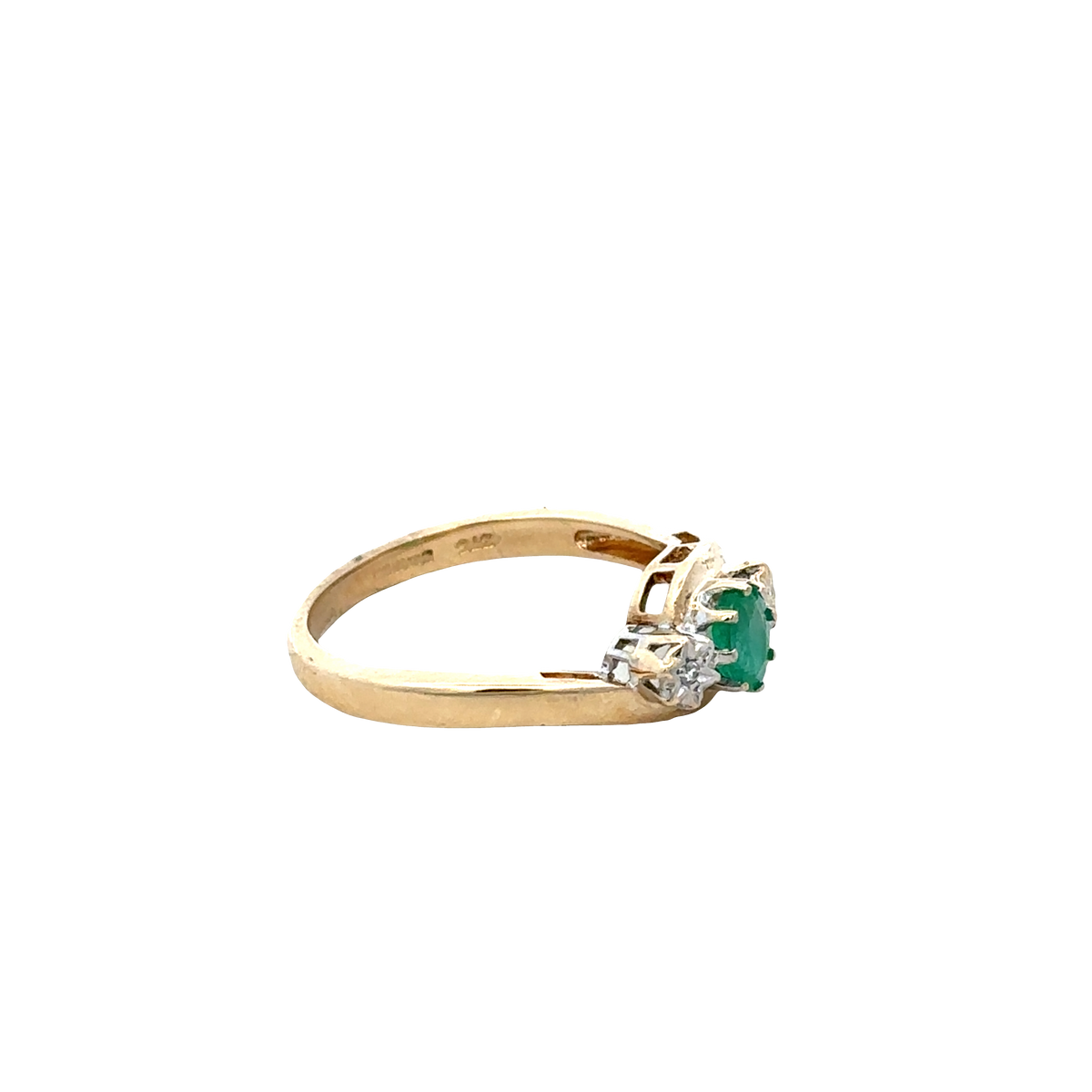 9ct yellow gold diamond ring sh27831b