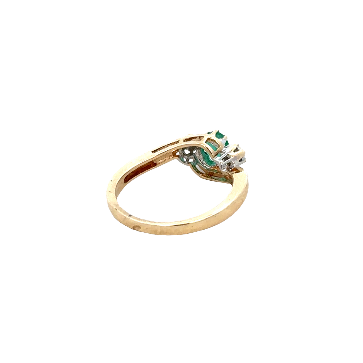 9ct yellow gold diamond ring sh27831b