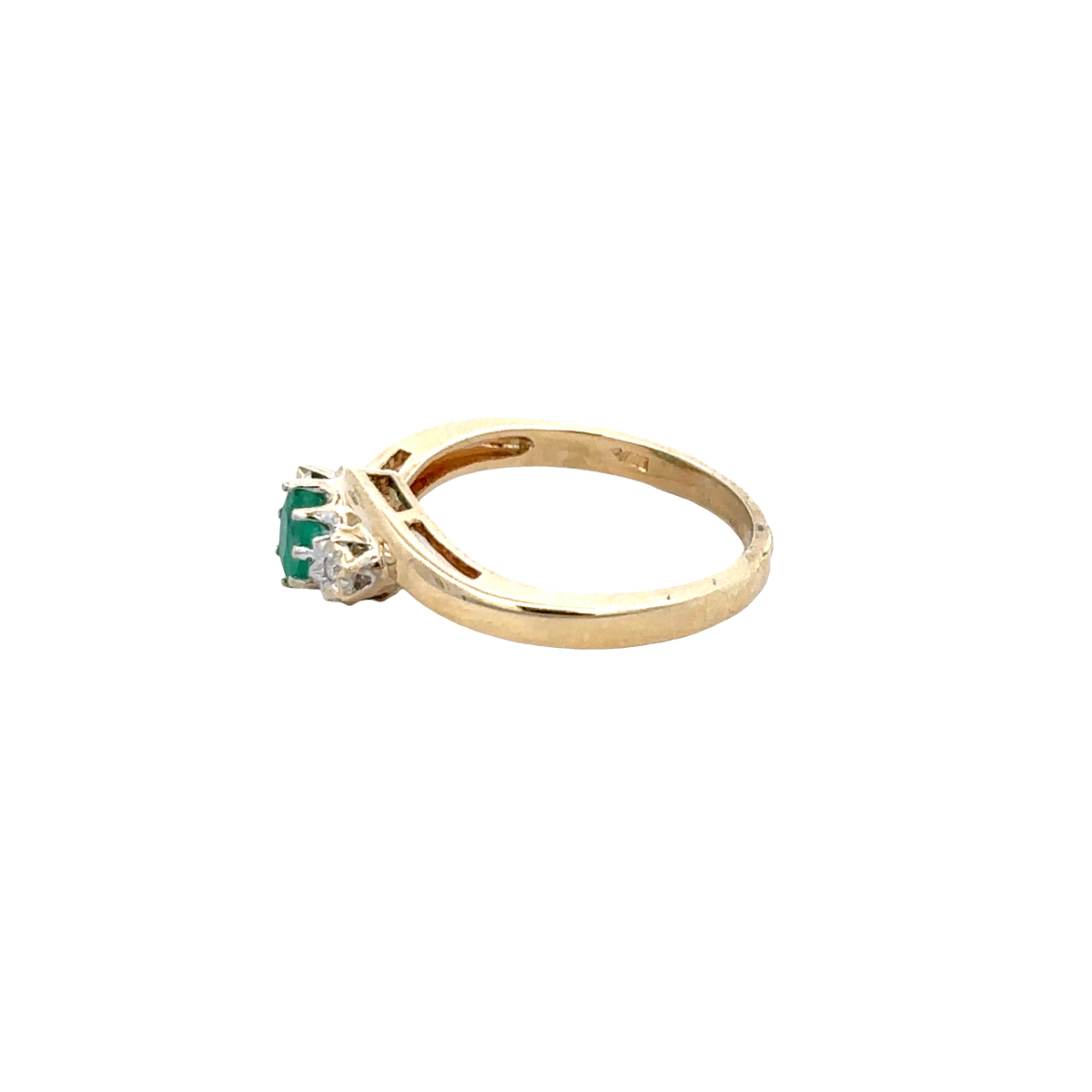 9ct yellow gold diamond ring sh27831b