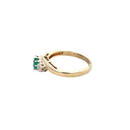 9ct yellow gold diamond ring sh27831b